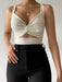 Elegant V-Neck Halter Blouse by Jakoto - Versatile Chic Fashion Piece