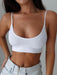 Fashionable Solid Color Suspender Tube Top with Chest Pad - Women's Chic Outerwear