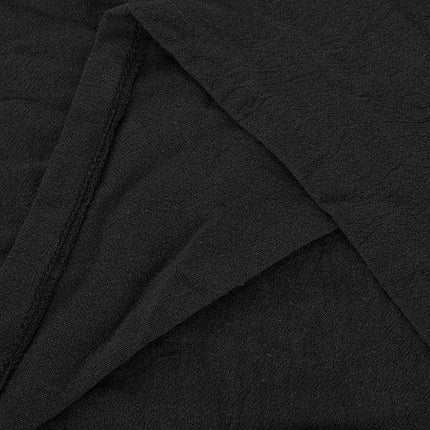 Chic Retro Print Asymmetrical Hem Blouse for Women