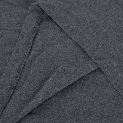 Chic Retro Print Asymmetrical Hem Blouse for Women