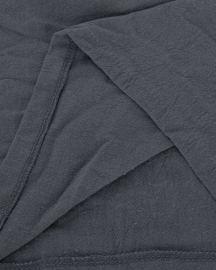 Chic Retro Print Asymmetrical Hem Blouse for Women