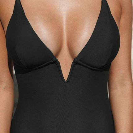 Bohemian Chic Ribbed Underwire One-Piece Swimsuit for Women