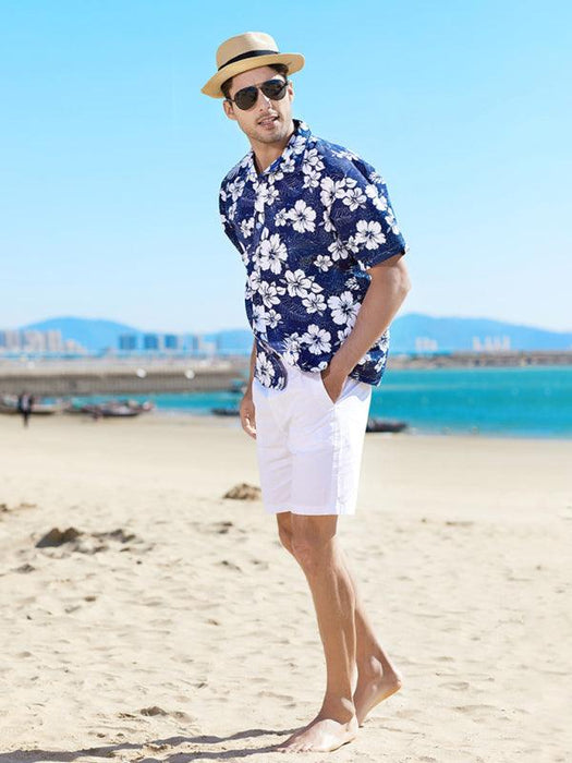 Seaside Breeze | Men's Hawaiian Short-Sleeve Shirt