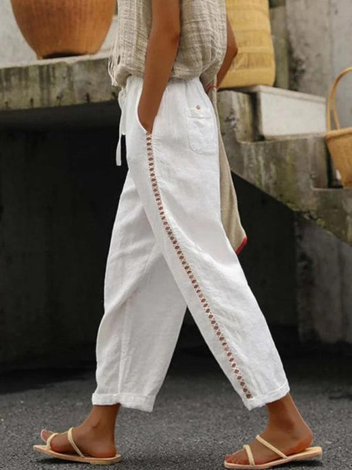 Cute Linen Capri Pants - Stylish and Comfy Casual Wear