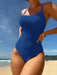 Stylish One-Piece Swimsuit with Built-in Support: Women's Elegant Swimwear
