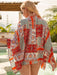 Jakoto - Bohemian Beach Cover-Up Kimono Cardigan Top