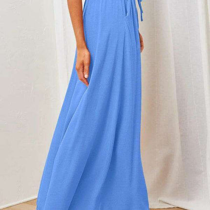 Elegant Silhouette Wide-Leg Pants - Luxurious Comfort