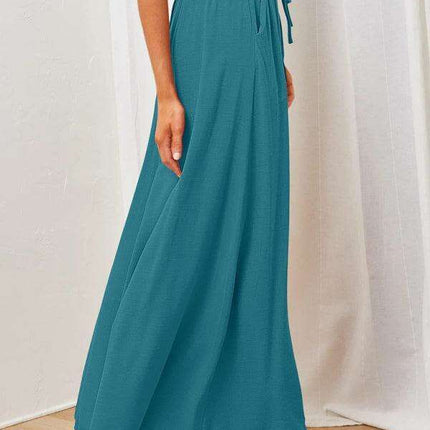 Elegant Silhouette Wide-Leg Pants - Luxurious Comfort
