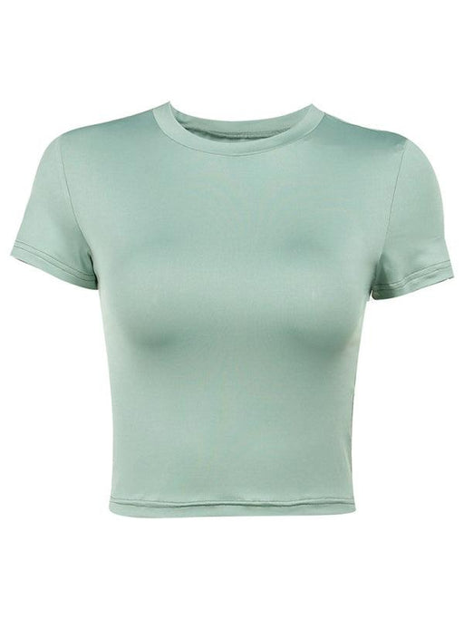 Solid Color Women's Casual Tee for Everyday Comfort