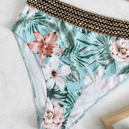 Bohemian Bliss Women's Floral Swimwear Set