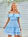 Spring and Summer Vibes Strapless Ruffled Dress - A Wardrobe Essential
