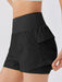 New loose casual breathable fitness yoga quick-drying culottes sports shorts-kakaclo-Black-S-Très Elite