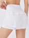 New loose casual breathable fitness yoga quick-drying culottes sports shorts-kakaclo-White-S-Très Elite