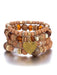 Bohemian Chic Crystal Beaded Bracelet - Elevate Your Style with Artistic Flair