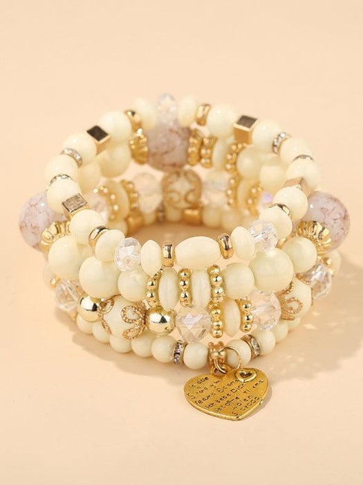 Bohemian Chic Crystal Beaded Bracelet - Elevate Your Style with Artistic Flair