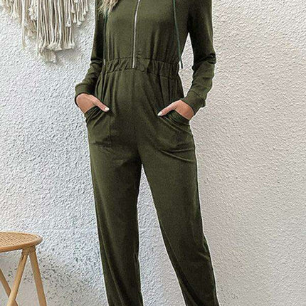 Elegant Solid Color Jumpsuit for Women - A Timeless Addition to Your Wardrobe