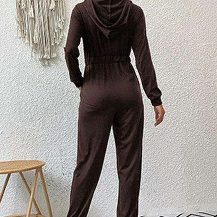Elegant Solid Color Jumpsuit for Women - A Timeless Addition to Your Wardrobe