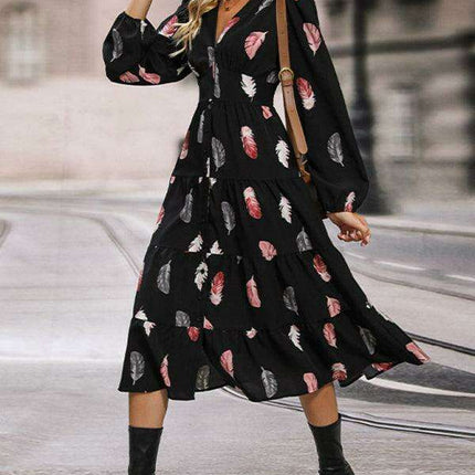 Chic Elegance: Timeless Long Sleeve Women's Dress - Define Your Unique Style