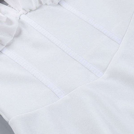 Chic Allure Ensemble: Sling Strap Top and Flirty Skirt in Bold Hue