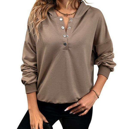 Cozy Elegance: Women's Solid Knit Hoodie for Everyday Style