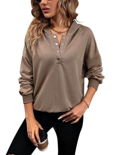 Cozy Elegance: Women's Solid Knit Hoodie for Everyday Style