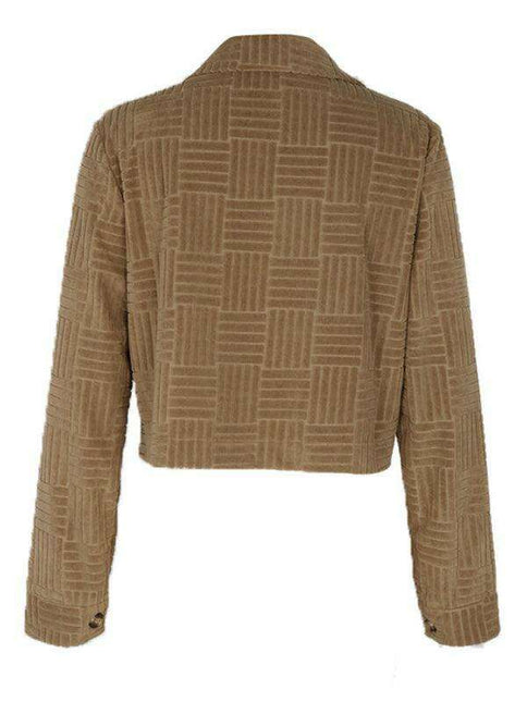 Chic Corduroy Jacket: Cozy Style for Autumn and Winter Fashion