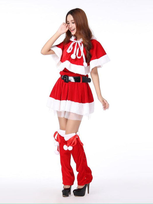 Christmas Cheer Women's Festive Costume Set for Holiday Festivities