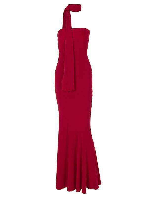 Chic V-Neck Sleeveless Wrap Dress with Trendy Dropped Shoulder Sleeves for the Fashion-Forward Fisherman