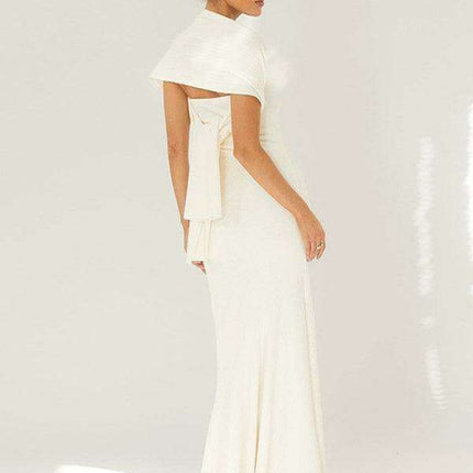 Chic V-Neck Sleeveless Wrap Dress with Trendy Dropped Shoulder Sleeves for the Fashion-Forward Fisherman