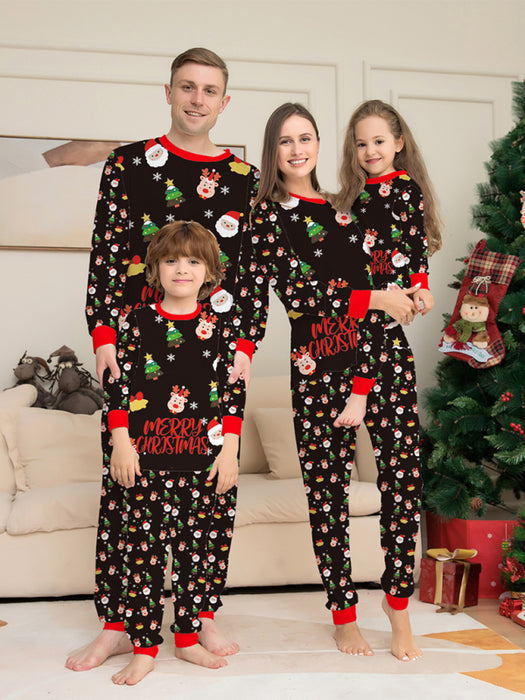 Santa Claus Family Holiday Pajama Set - Cheerful Season Edition