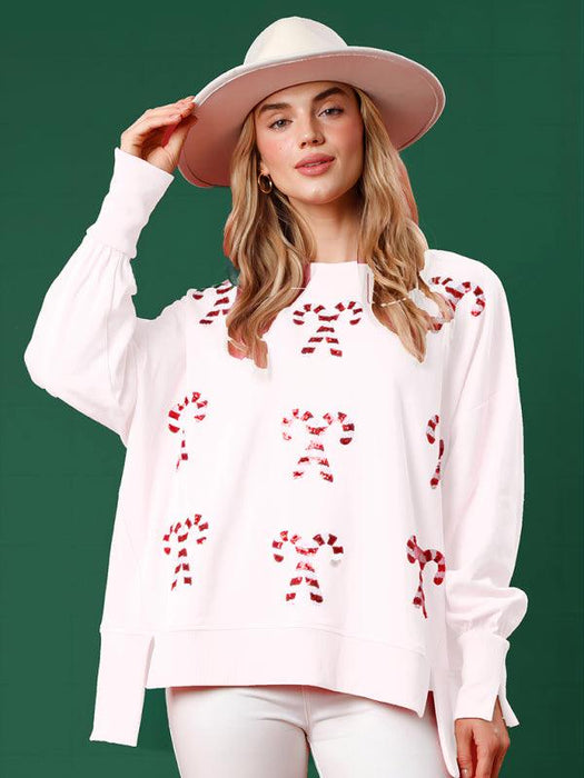 Christmas Chic Women's Knit Pullover for Festive Vibes