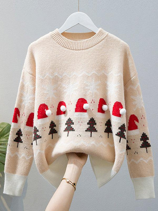 Cozy Red Christmas Jumper with Festive Holiday Vibes