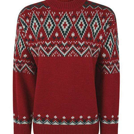 Festive Women's Knit Holiday Sweater - Stylish Jumper for Joyful Celebrations