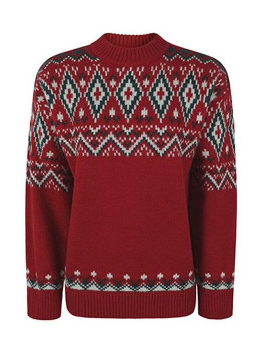 Festive Women's Christmas Knit Sweater - Stylish Holiday Jumper for Cozy Cheer