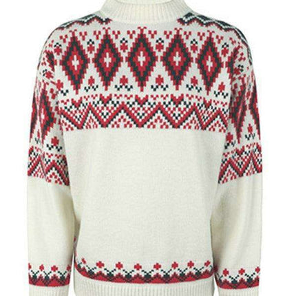 Festive Women's Knit Holiday Sweater - Stylish Jumper for Joyful Celebrations