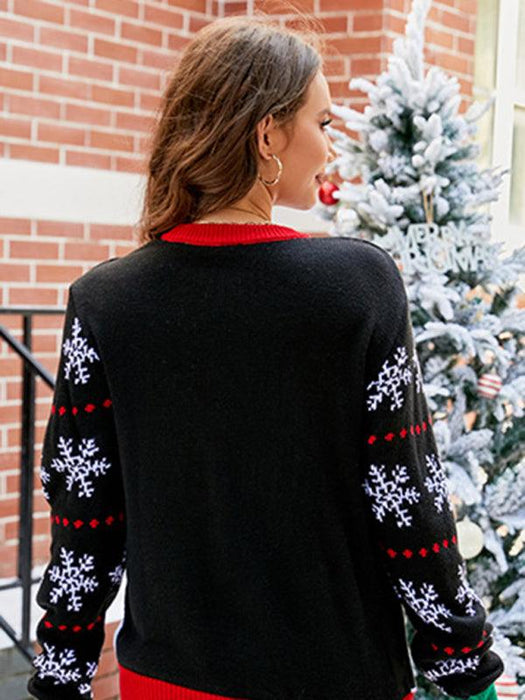 Festive Santa Claus Knit Sweater - Stay Cozy and Stylish This Holiday Season