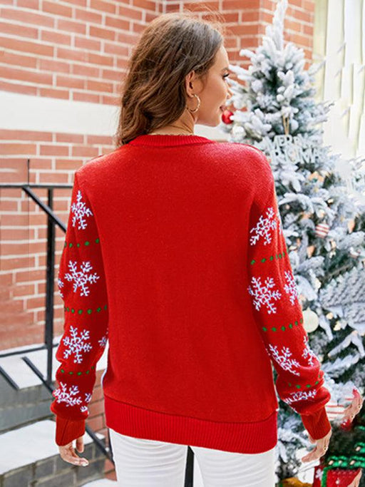 Festive Santa Claus Knit Sweater - Stay Cozy and Stylish This Holiday Season