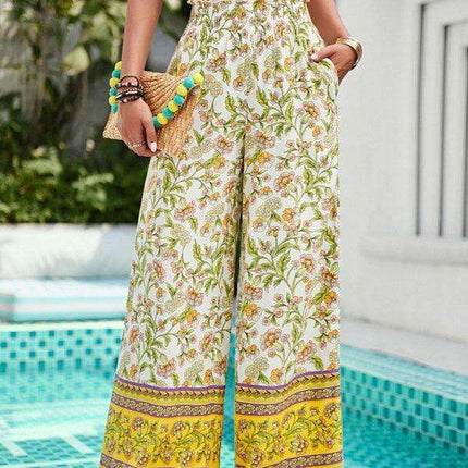 Floral Elegance Viscose Trousers: Effortless Style Meets Ultimate Comfort