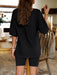 Chic Women's V-Neck Top and Shorts Set for Effortless Style