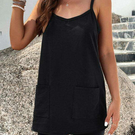 Chic Solid Color Women's Dungaree Jumpsuit for Effortless Style