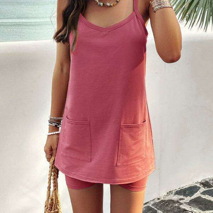 Chic Solid Color Women's Dungaree Jumpsuit for Effortless Style