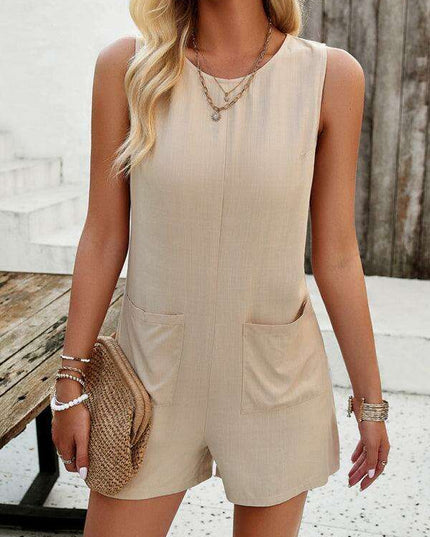 Elegant Solid Viscose Jumpsuit for Effortless Spring-Summer Style