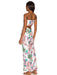 Bohemian Strapless Maxi Dress with Hollow Back and Hip Coverage