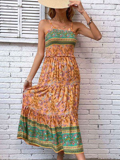 Bohemian Chic Floral Sundress - Essential Spring-Summer Fashion for Women