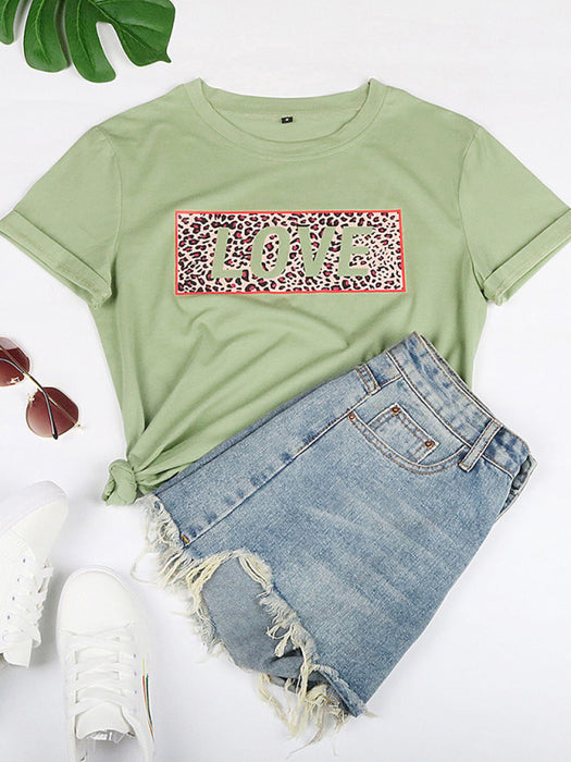 Colorful Valentine's Day Women's Short Sleeve Tee - Chic and Cozy