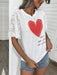 Heartful Bliss Women's Valentine's Day Tee - Chic and Cozy Addition