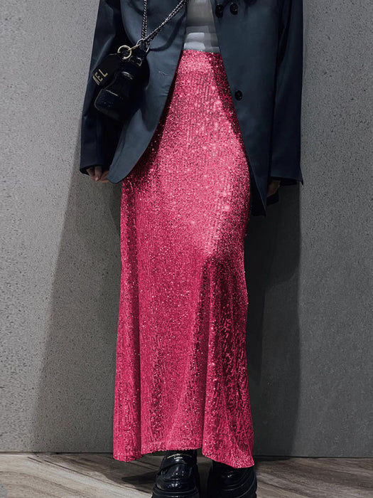 Glimmering Sequin Women's Two-Piece Sparkling Suit Set