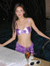Glossy Sweetheart Push-Up Bikini Set - Stylish Swimwear for Women