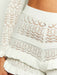 Knitted Crop Top and Shorts Co-ord Set - Stylish Knit Ensemble for Casual Chic