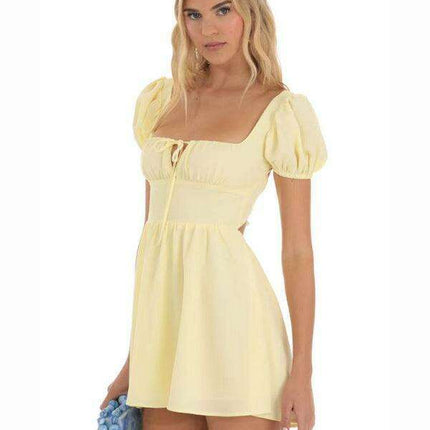 Elegant French Bohemian Sleeveless Suspender Dress - Trendy Women's Fashion